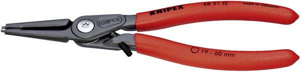 Knipex 48 31 J1 kleště na pojistné kroužky Vhodné pro (kleště na pojistné kroužky) vnitřní kroužky 12-25 mm  Tvar hrotu rovný