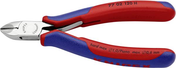Knipex  77 02 120 H pro elektroniku a jemnou mechaniku boční štípací kleště s fazetou  120 mm