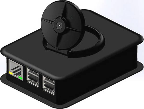 TEKO TEK-CAM3.9 SBC skříň se skříní pro kameru Vhodné pro (vývojové sady): Raspberry Pi®  černá