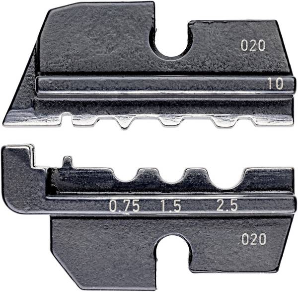 Knipex  97 49 10 krimpovací nástavec neizolované krimpovací kabelové koncovky , neizolované krimpovací spojky , neizolované dotykové spojky   0.75 do 2.5 mm²   Vhodné pro značku (kleště) Knipex 97 43 200, 97 43 E, 97 43 E AUS, 97 43 E UK, 97 43 E US