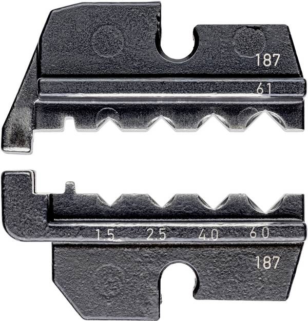Knipex  97 49 61 krimpovací nástavec kroucené kontakty Vhodné pro kleště Harting  1.5 do 6 mm²   Vhodné pro značku (kleště) Knipex 97 43 200, 97 43 E, 97 43 E AUS, 97 43 E UK, 97 43 E US