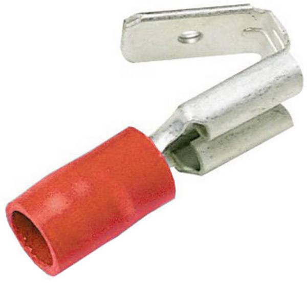 LAPP 63102010 faston zásuvka s odbočkou Šířka zástrčky: 6.3 mm Tloušťka konektoru: 0.8 mm 180 ° částečná izolace červená 50 ks