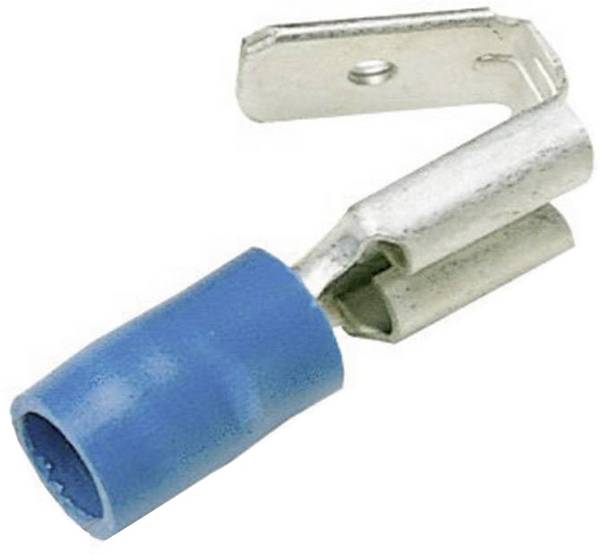 LAPP 63102020 faston zásuvka s odbočkou Šířka zástrčky: 6.3 mm Tloušťka konektoru: 0.8 mm 180 ° částečná izolace modrá 50 ks