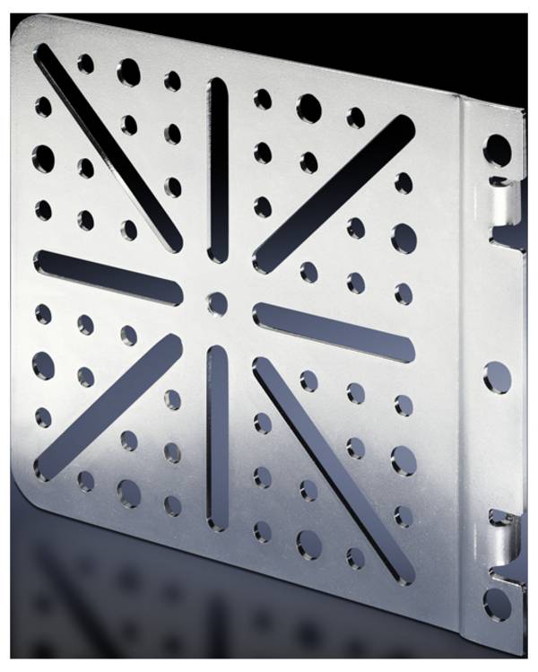 Rittal TS 8612.400 Mounting plate ocelový plech 4 ks