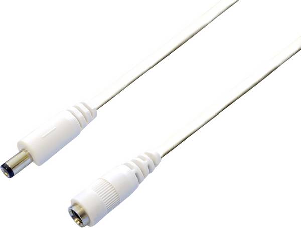 BKL Electronic 072098 nízkonapěťový prodlužovací kabel nízkonapěťová zástrčka - nízkonapěťová zásuvka 5.5 mm 2.5 mm 2.5 mm 3.00 m 1 ks