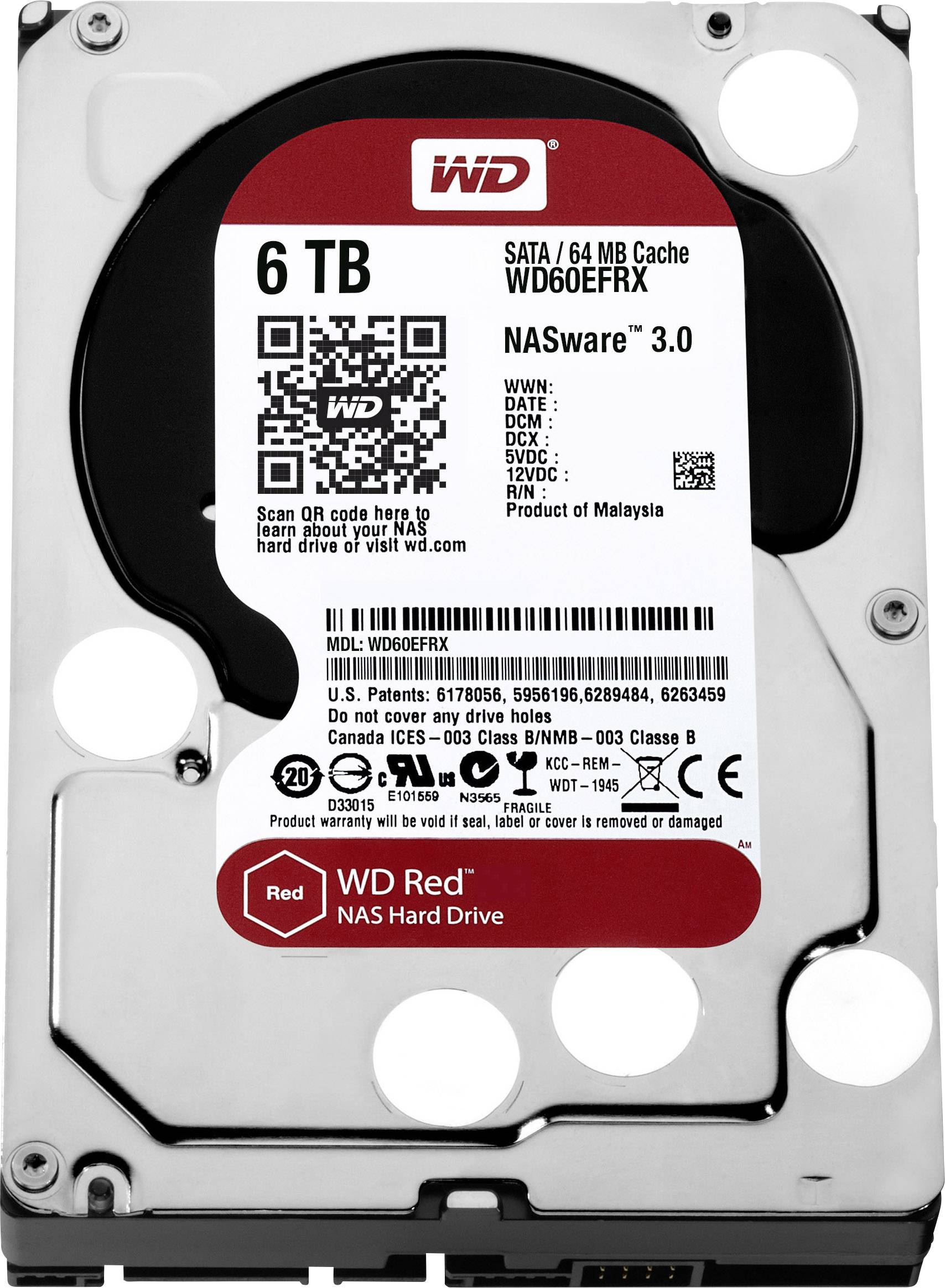 WESTERN DIGITAL WesternDigital WD RED Plus 3.5インチHDD 6TB 3年