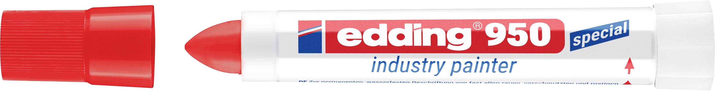 Edding 950 industry painter 4-950002 průmyslový popisovač červená Vodotěsné: Ano