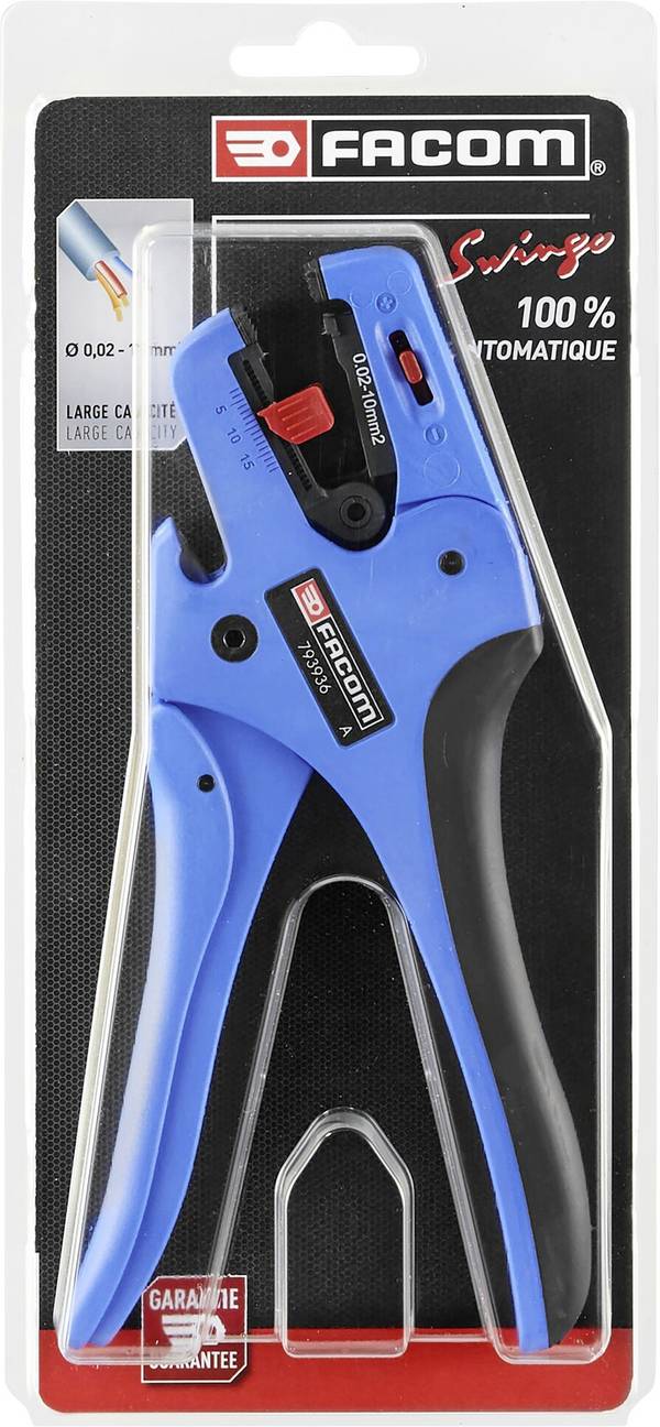 Facom SWINGO, 793936PB, pro elektrotechniky, automatické odizolovací kleště, 0.02 do 10 mm²