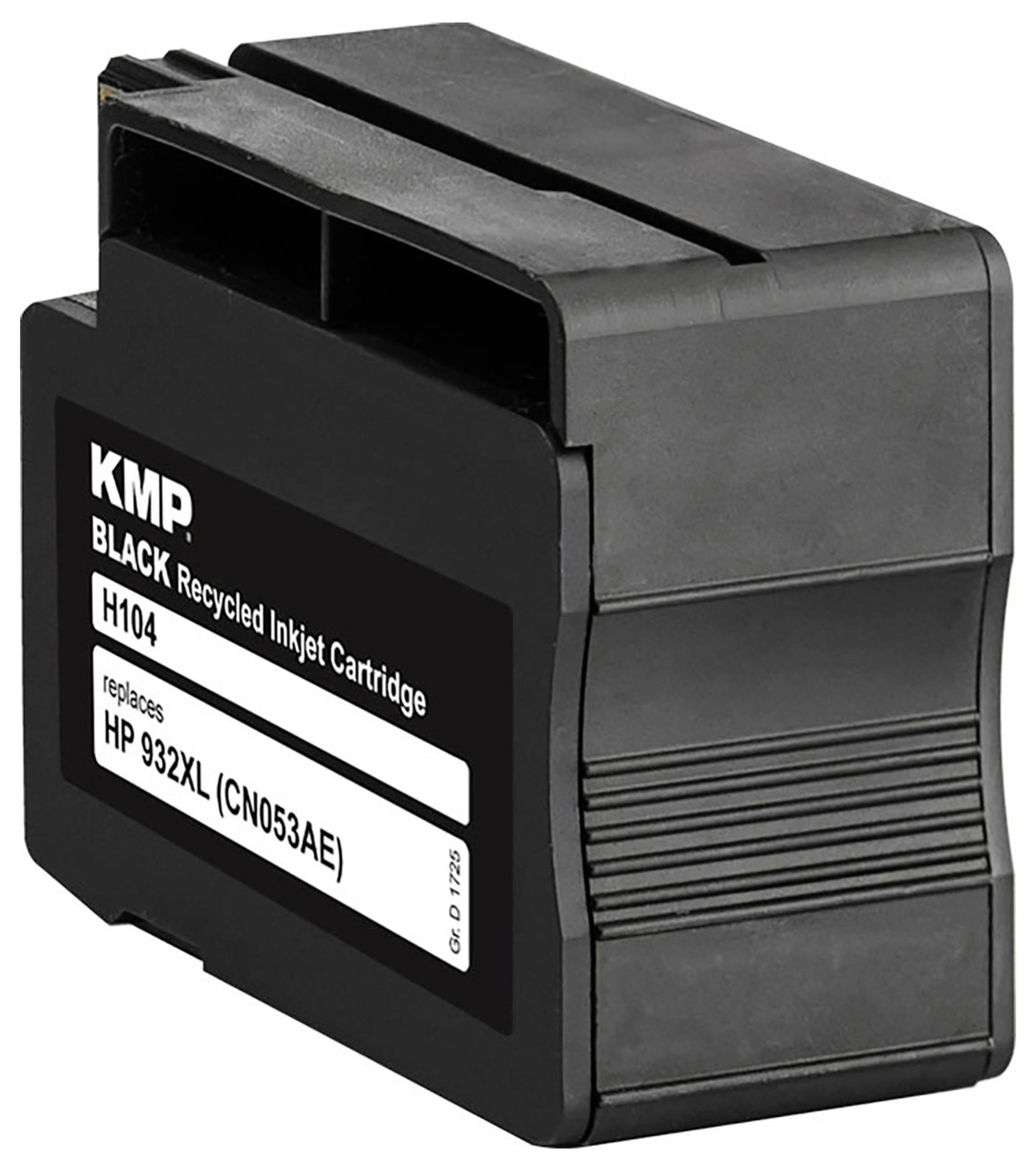 KMP Ink náhradní HP 932XL, CN053AE kompatibilní černá H104 1725,4001-2