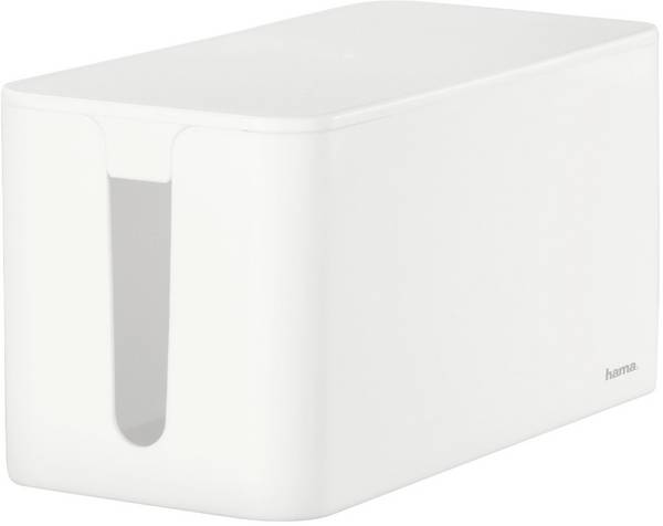 Hama kabelový box  plast bílá tuhý  (d x š x v) 23.5 x 12 x 11.5 cm 1 ks  00221010