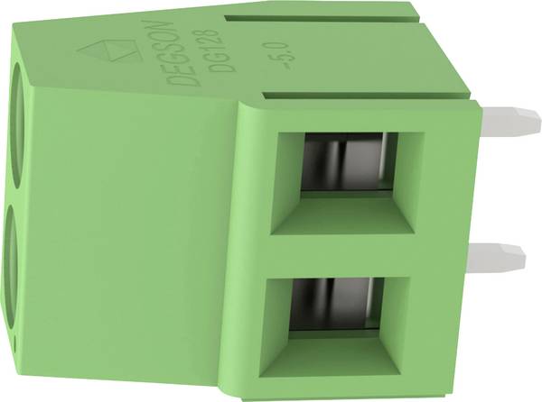 Degson DG128-5.0-02P-14-00AH-1 šroubová svorkovnice 3.31 mm² Pólů 2 zelená 1 ks