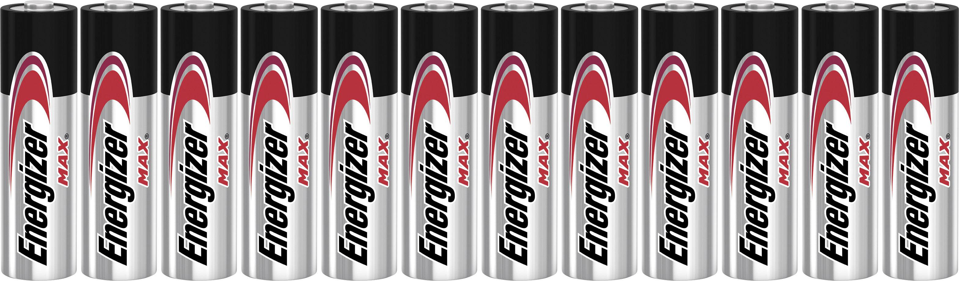 Energizer Max LR06 tužková baterie AA alkalicko-manganová, 1.5 V, 12 ks