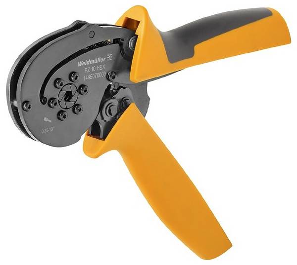 Weidmüller PZ 10 HEX 1445070000 krimpovací kleště dutiny na kabely, 0.25 do 10 mm²