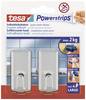 tesa POWERSTRIPS® Lepicí háček Large Classic chrom Množství: 2 ks