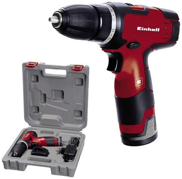 Einhell TH-CD 12-2 Li aku vrtací šroubovák, 12 V, 1.3 Ah Li-Ion kufřík, akumulátor, 4513660