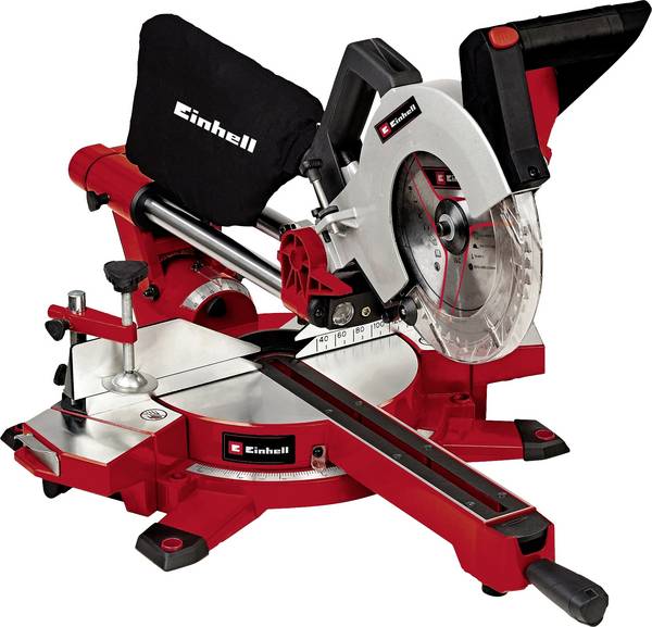 Einhell TE-SM 2131 Dual pokosová a tahová pila, průměr listu 210 mm, uchycení 30 mm, 1600 W