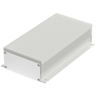 Kovový obdélníkový chladič s lamelami pro regulaci tepla v elektronických zařízeních.