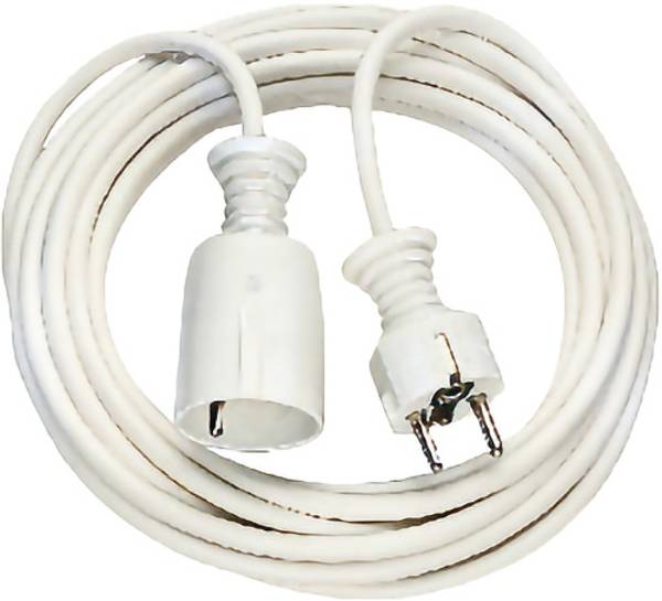 Brennenstuhl 1168444 napájecí prodlužovací kabel, bílá, 5.00 m