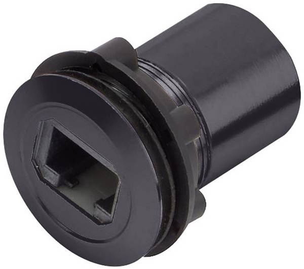 zásuvkový modul RJ45 RJ45 zásuvka, vestavná TRU COMPONENTS 1417397, černá, 1 ks