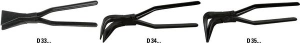 Erdi D341-60 klempířské falcovací kleště 270 mm, obrázek D34