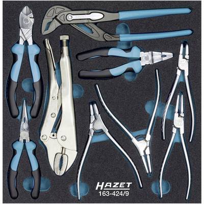 Hazet 163-424/9 sada kleští dílna , 9dílná