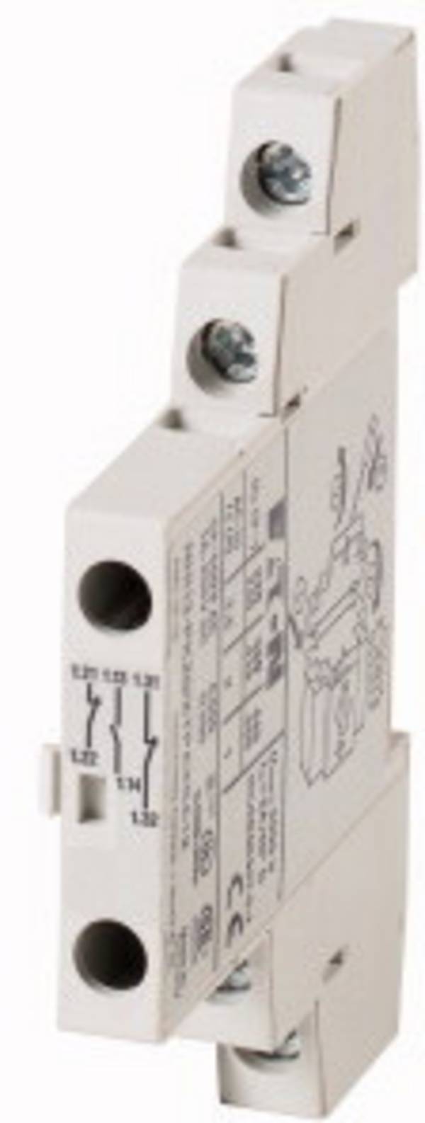 Eaton 072895 NHI12-PKZ0 pomocný spínač 250 V/DC 3.5 A 1 spínací kontakt, 2 rozpínací kontakty 1 ks