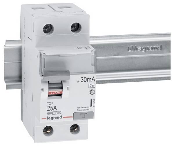Legrand 411559 TX3 FI 25A 2P 30MA A proudový chránič 25 A 0.03 A 230 V