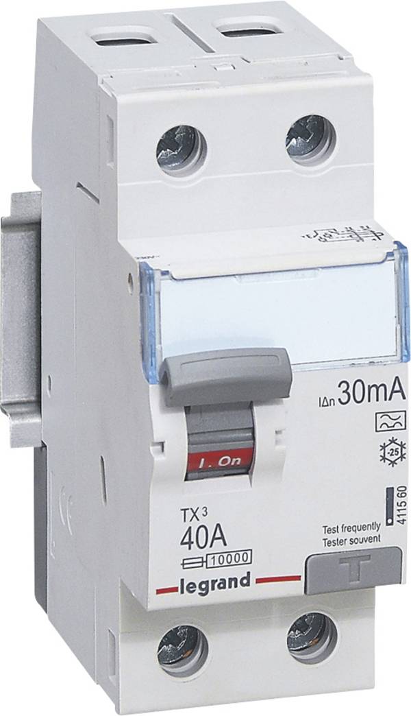 Legrand 411560 TX3 FI 40A 2P 30MA A ochranný proudový spínač 2fázový 40 A 0.03 A 230 V