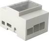 Joy-it rb-case+07 SBC skříň Vhodné pro (vývojové sady): Raspberry Pi® včetně montáže na lištu šedá