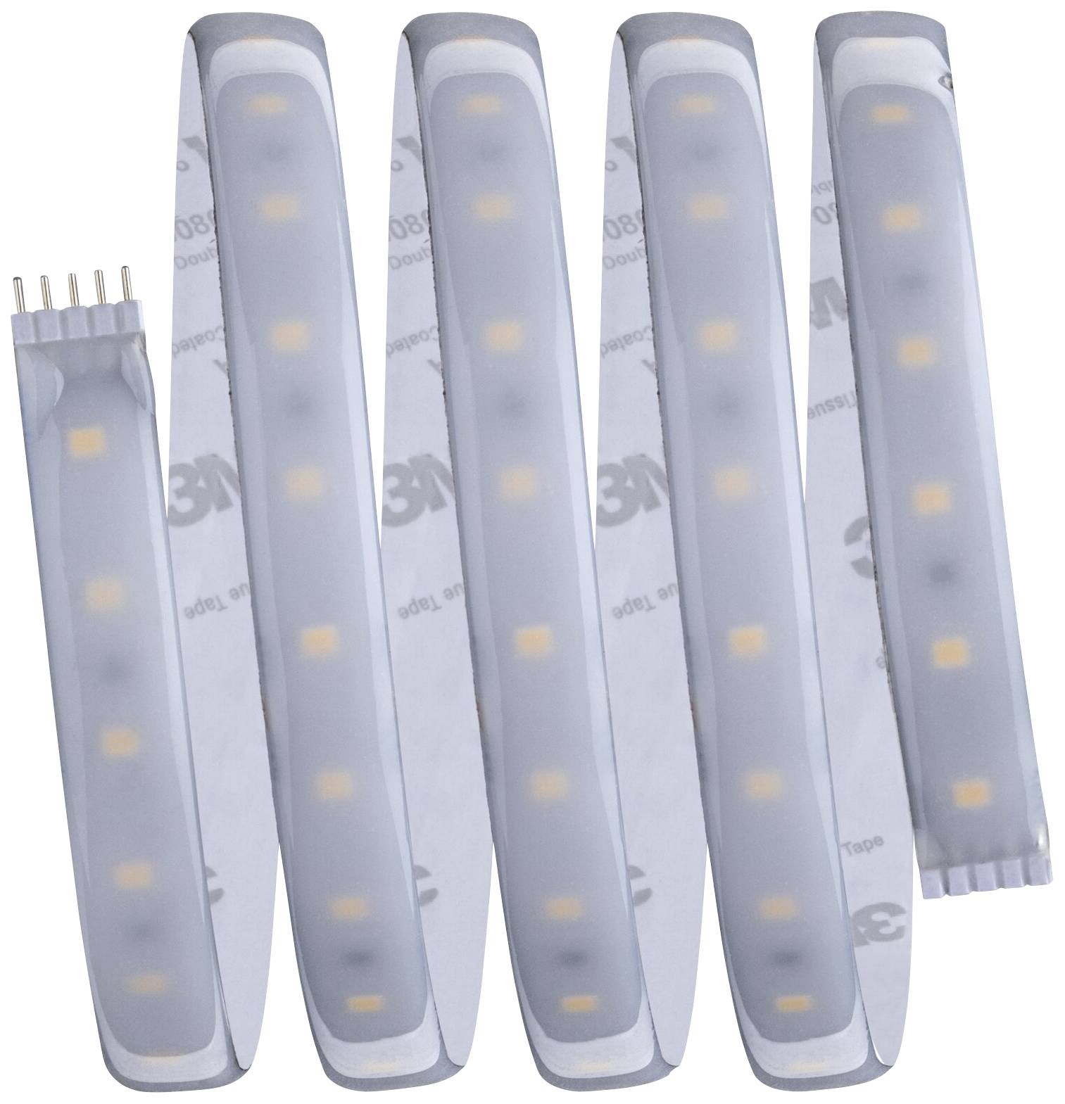 Flexibilní LED pásek s více světly, který má na jedné straně lepicí pásku pro upevnění. Ideální pro nepřímé osvětlení.