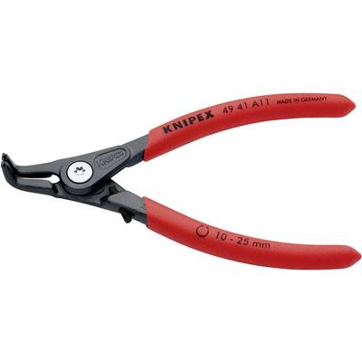 Kleště s červenými rukojeťmi, značka Knipex. Vhodné pro odizolování kabelů o průměru 10 až 25 mm.