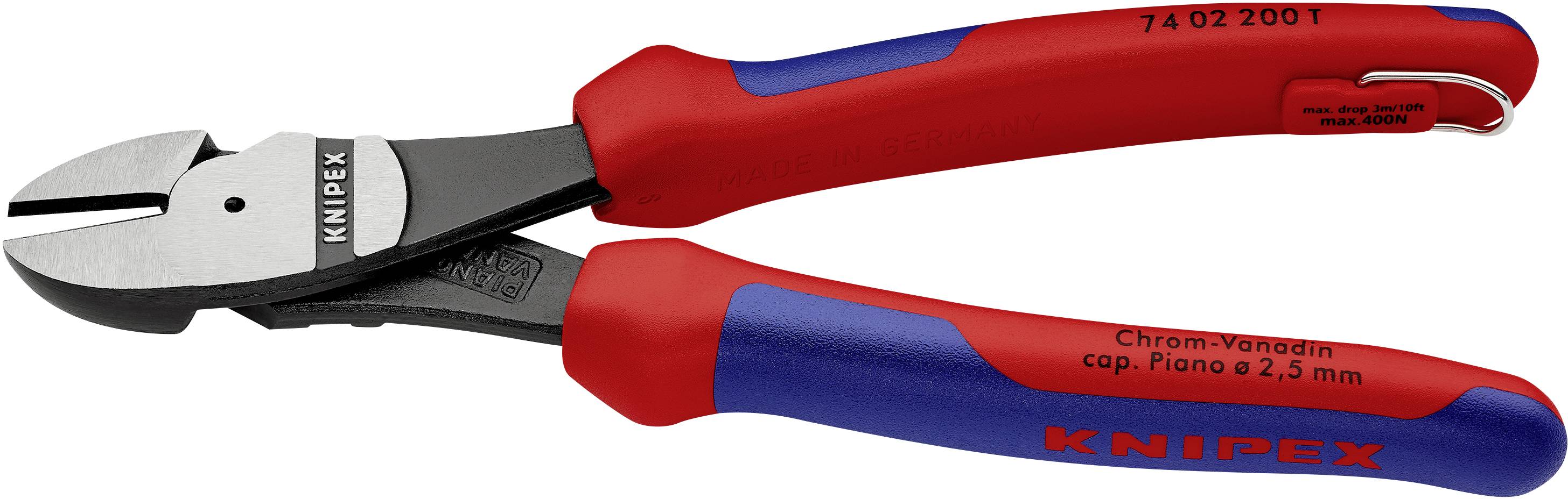 Knipex 74 02 200 T dílna silové boční štípací kleště s pojistným očkem 200 mm-2