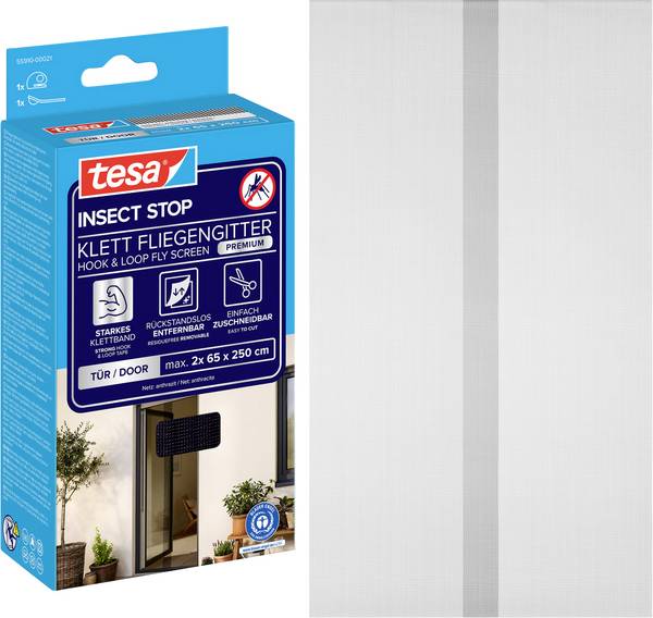 tesa COMFORT 55910-00021-00 Dveřní létající obrazovka   (š x v) 1200 mm x 2500 mm antracitová 1 ks