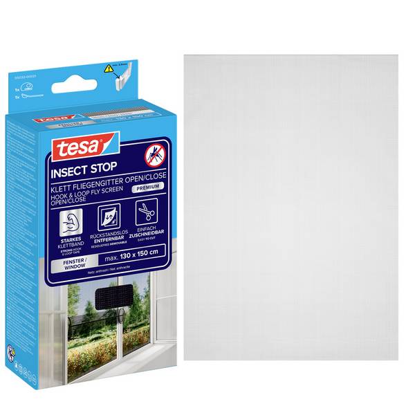 tesa COMFORT 55033-00021-00 síť proti hmyzu   (š x v) 1500 mm x 1300 mm antracitová 1 ks