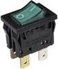 interBär 3634-250.22 kolébkový spínač 3634-250.22 250 V/AC 10 A 2x vyp/zap s aretací 1 ks