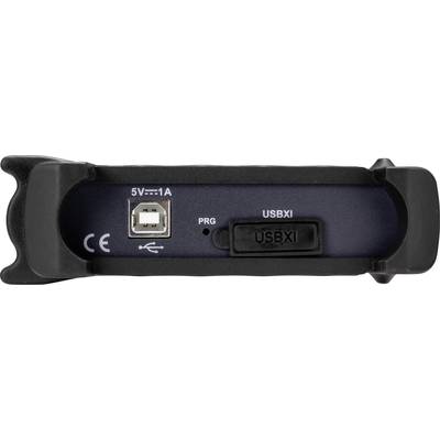 Zařízení s USB portem a USBXI portem, podporované 5V a 1A. Značení ukazuje certifikaci CE.
