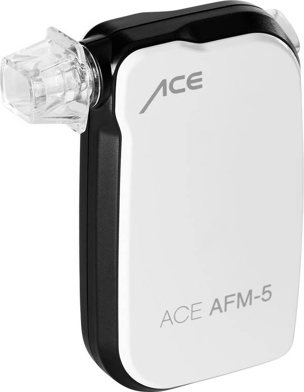 ACE AFM-5 alkohol tester bílá 0 do 4 ‰ zobrazení na smartphonu