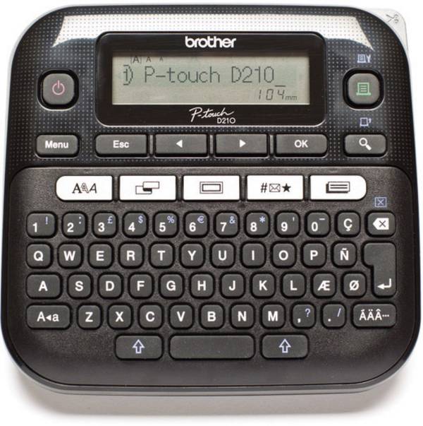 Brother P-touch D210 štítkovač vhodné pro pásky: TZ 3.5 mm, 6 mm, 9 mm, 12 mm