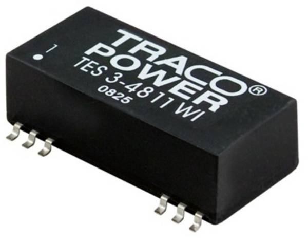 TracoPower TES 3-4810WI DC/DC měnič napětí, SMD 48 V/DC 3.3 V/DC 700 mA 3 W Počet výstupů: 1 x Obsah 1 ks