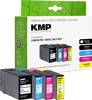 KMP Ink náhradní Canon PGI-1500BK XL, PGI-1500C XL, PGI-1500M XL, PGI-1500Y XL kompatibilní kombinované balení černá, azurová, purppurová, žlutá C99V 1564,0050