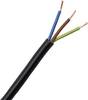 Kopp 152310848 jednožilový kabel - lanko H03VV-F 3 x 0.75 mm² černá 10 m