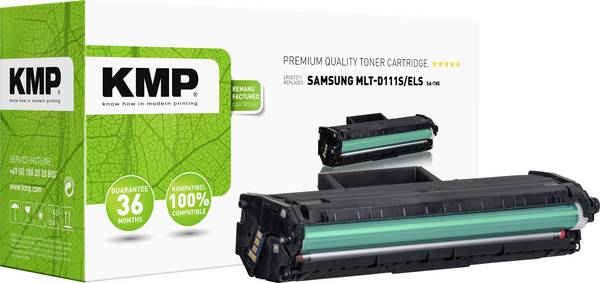 KMP náplň do tiskárny náhradní Samsung MLT-D111S kompatibilní černá 1000 Seiten SA-T85