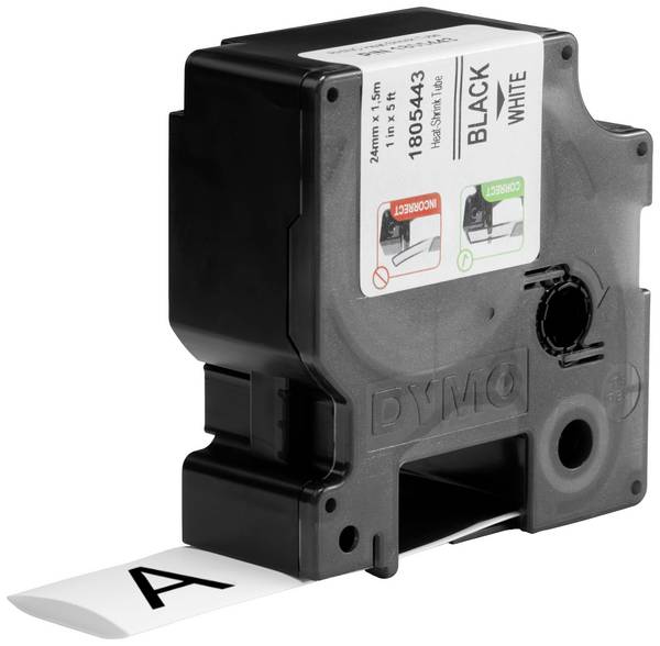 DYMO IND RHINO S0718340 polyolefin Barva pásky: bílá Barva písma:černá 24 mm 1.5 m