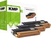 KMP náplň do tiskárny náhradní Brother TN-230C, TN-230M, TN-230Y, TN230C, TN230M, TN230Y kompatibilní azurová, purppurová, žlutá 1400 Seiten B-T32CMY