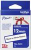 etikety Brother TZe, TZ TZe-R231 Barva pásky: bílá Barva písma:černá 12 mm 4 m