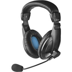 Headset k PC jack 3,5 mm na kabel Trust Quasar přes uši černá