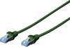 Digitus DK-1531-020/G RJ45 síťové kabely, propojovací kabely CAT 5e SF/UTP 2.00 m zelená kroucené páry 1 ks
