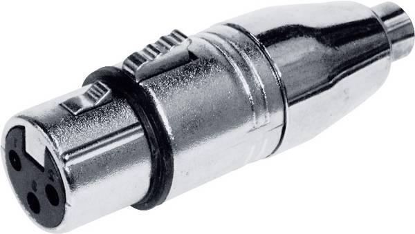 Kash XLR adaptér XLR zásuvka - cinch zásuvka mono Pólů:3 1 ks
