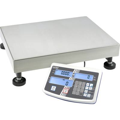 Průmyslová váha s digitálním displejem; zobrazuje '0,000' kilogramů. Solidní ocelová plošina, vhodná pro přesné vážení.