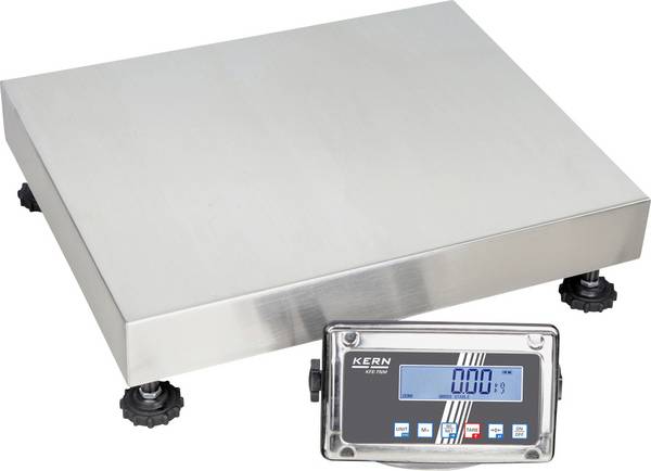 Kern SFE 100K-2LNM plošinová váha SFE 100K-2LNM  Max. váživost 150 kg Rozlišení 50 g napájeno akumulátorem, přes napájecí zdroj do zásuvky vícebarevná